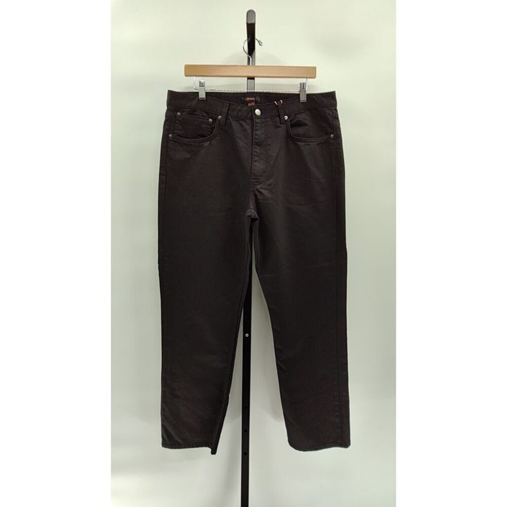 Quince Men Comfort Stretch Traveler 5-Pocket Pants Straight Black 36